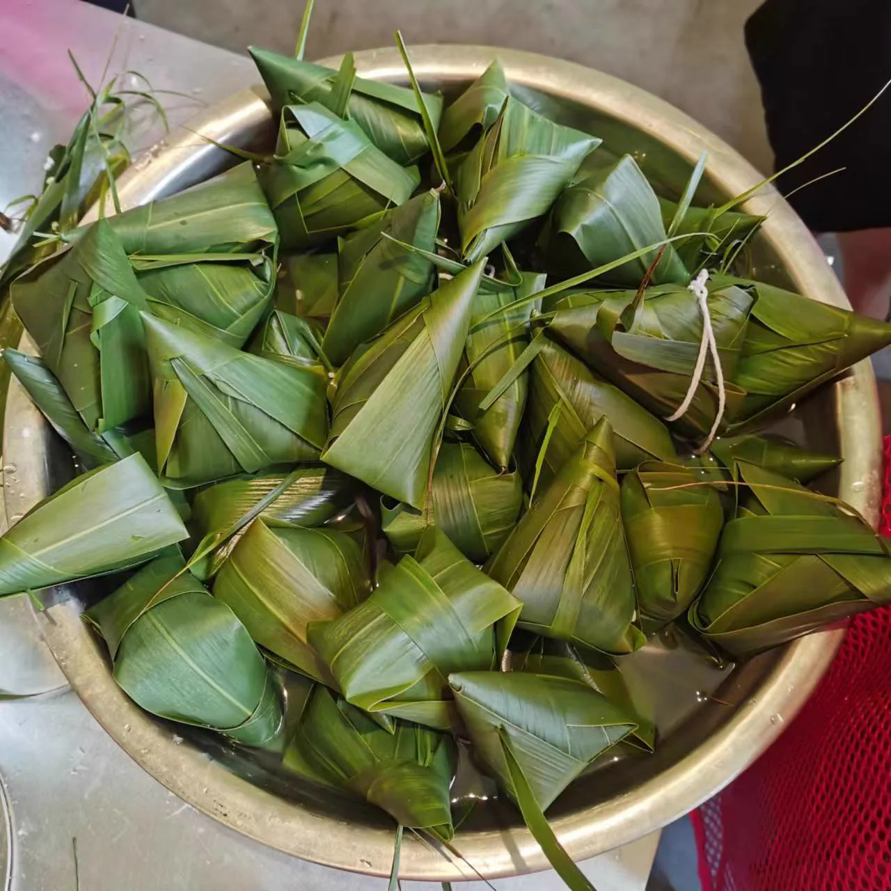 为节日包好的粽子